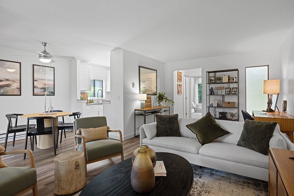 Spacious Living Room at The Lakes in Bellevue, WA 98007